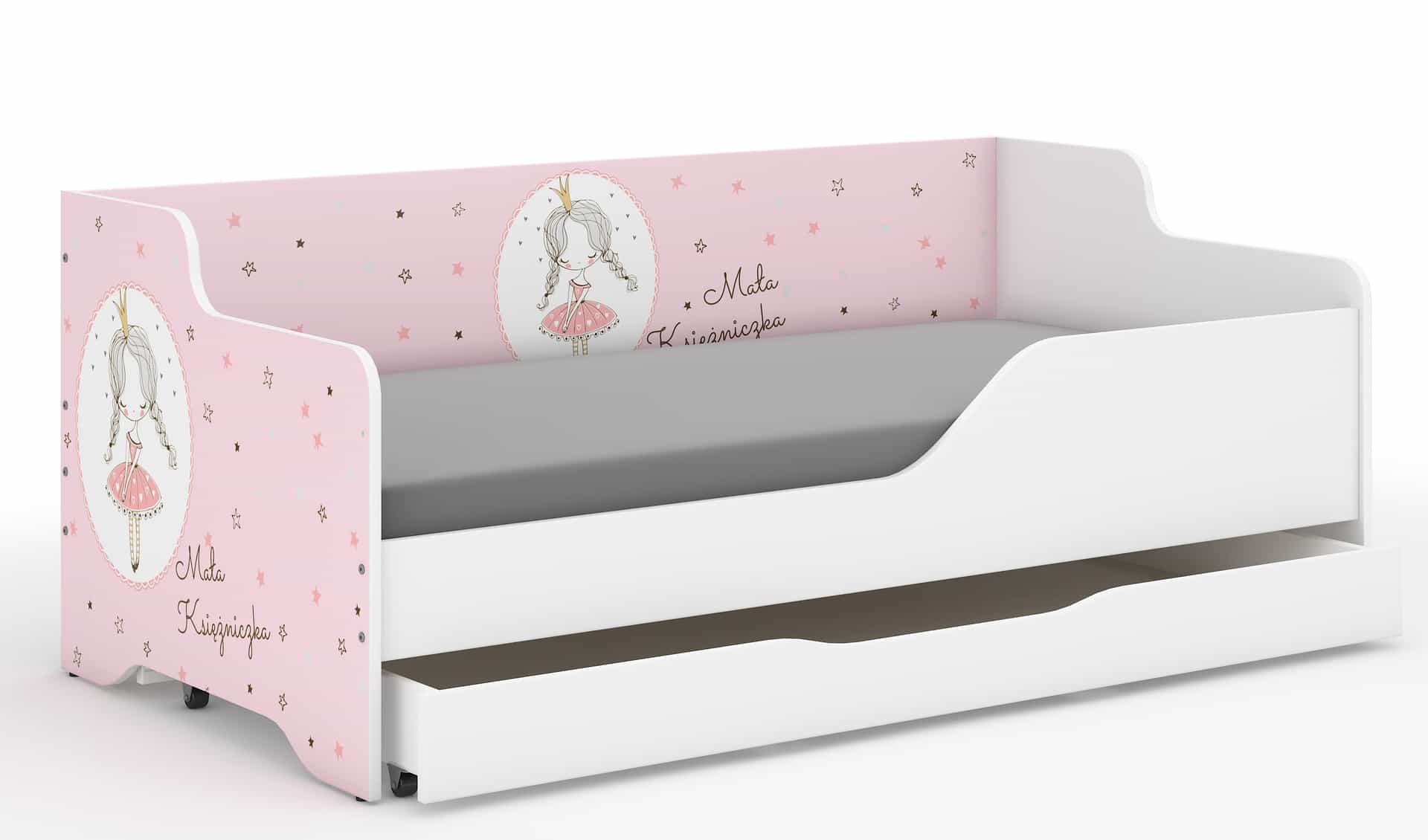Detská posteľ LILU 160x80 PRINCEZNÁ-komplet