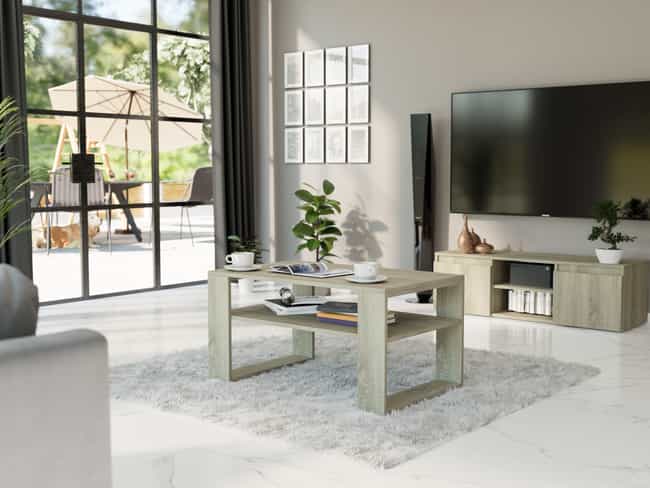 Konferenčný stolík do obývačky dub sonoma 58 x 90 x 53 cm - modern A5