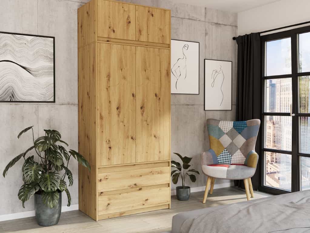 Skriňa s nadstavcom do predsiene Artisan 90 x 234 cm NOVÁ
