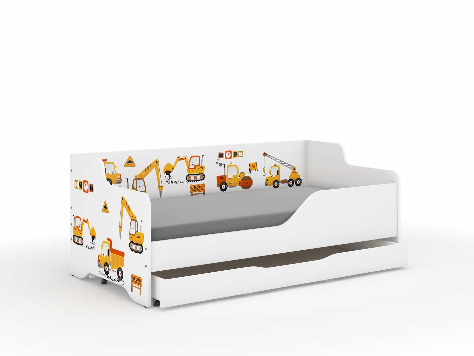 Detská posteľ LILU 160x80 STAVEBNÝ PLOCH-komplet