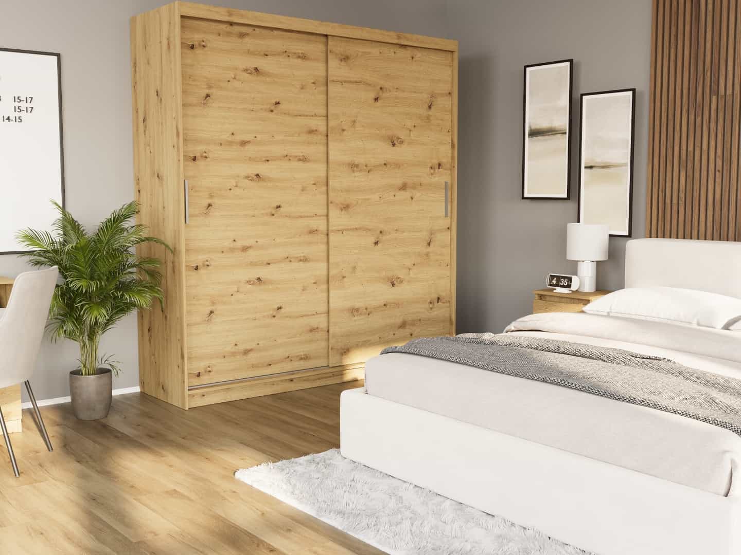 Posuvná skriňa Tivaro VI 203 cm artisan 2-dverová artisan