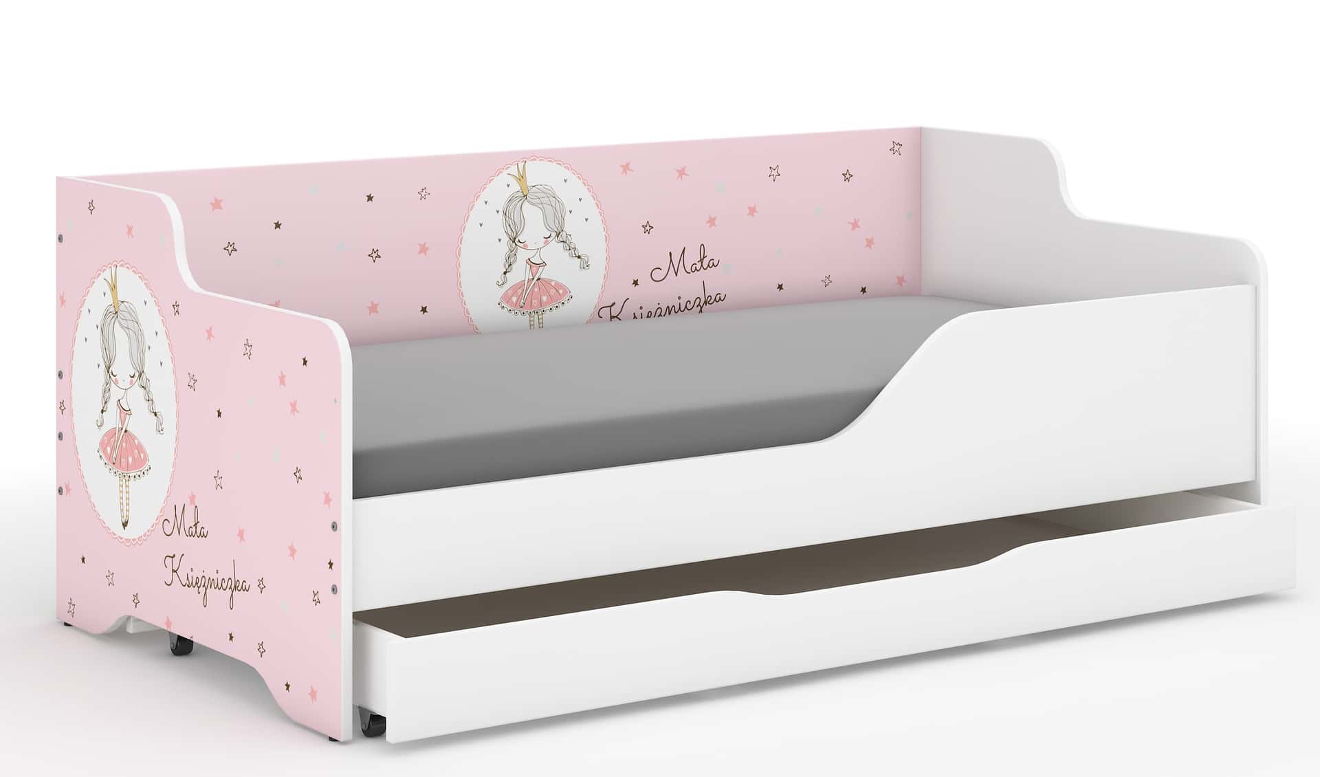 Detská posteľ LILU 160x80 PRINCEZNÁ-komplet