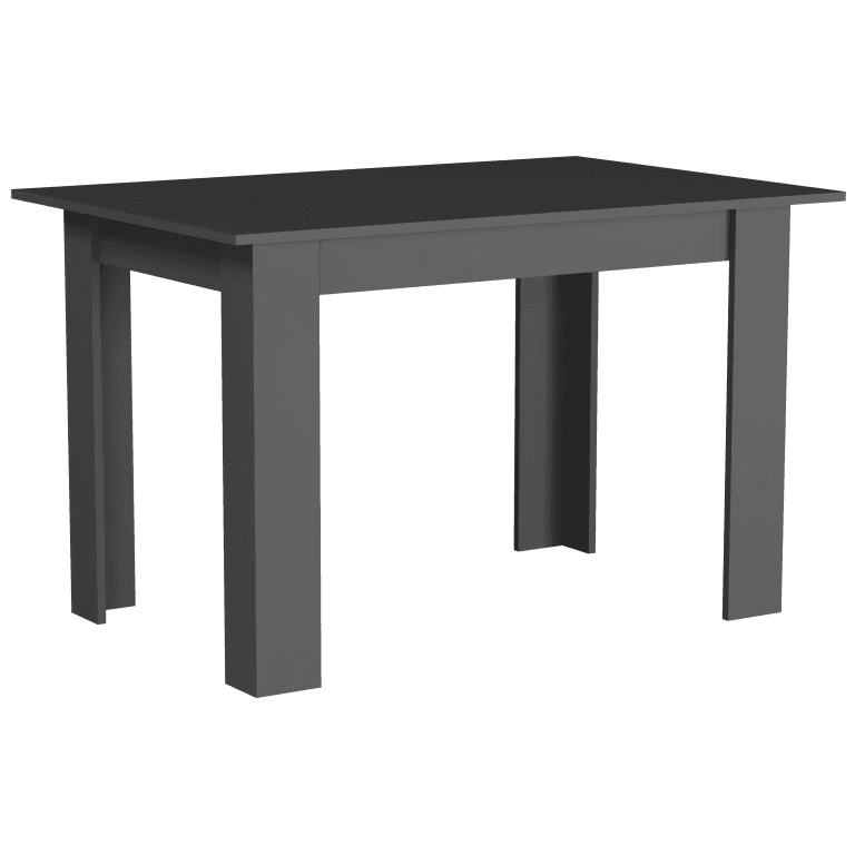 Jedálenský stôl pre 4 osoby ANTRACIT 120 x 80 x 75 cm - modern A3