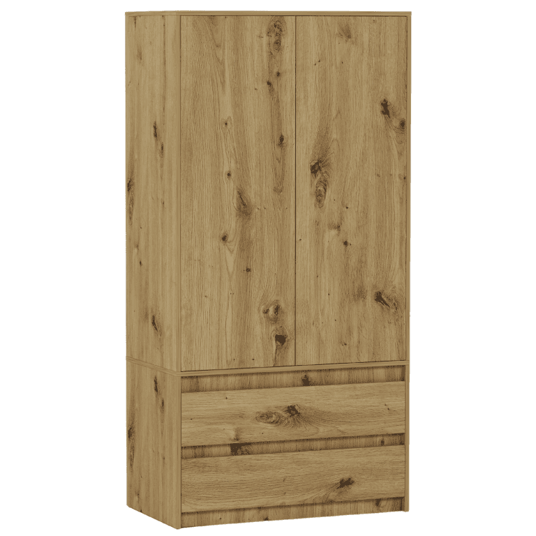 Skriňa s policami a zásuvkami Artisan 90 x 180 cm - Nová