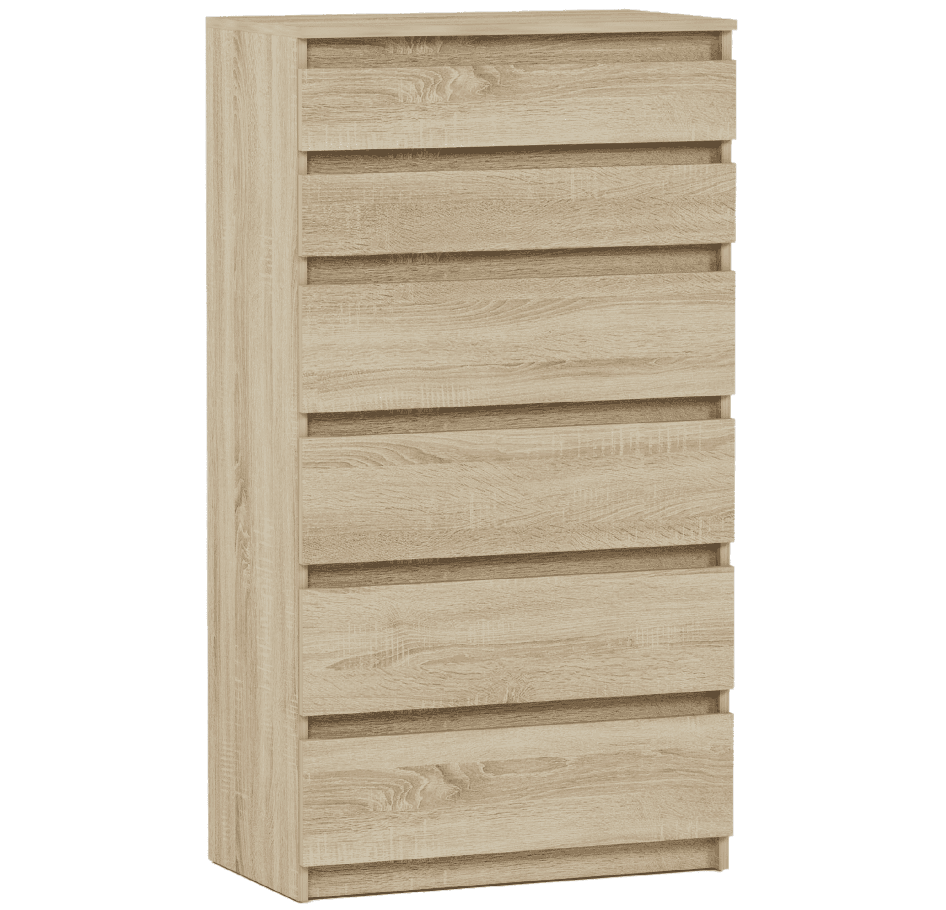 Vysoká komoda do obývacej izby so zásuvkami Sonoma 70 x 40 x 128 cm - Modern R6
