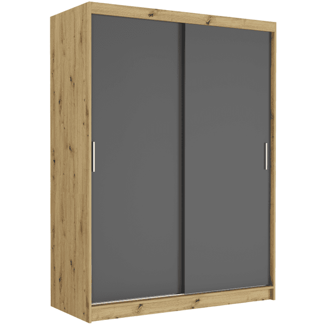 Posuvná skriňa Rivano III 150 cm artisan 2-dverová antracit