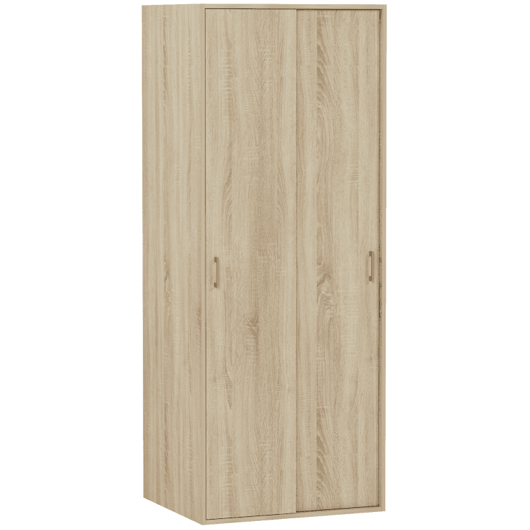 Lacná posuvná skriňa dub sonoma 70 x 60 x 180 cm - U70P