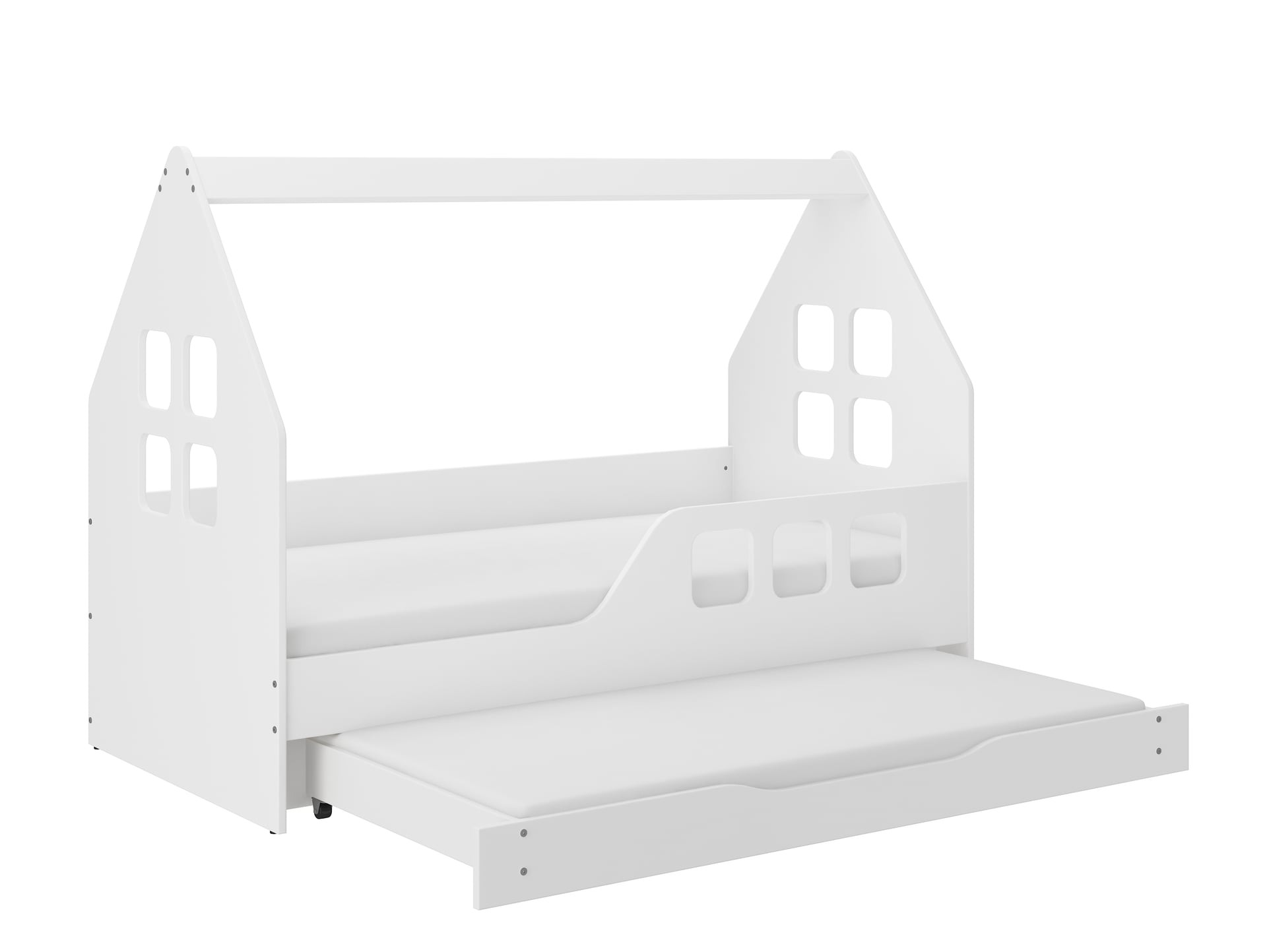 Detská posteľ DOMČEK 160x80 PRAVÁ s funkciou spania – fotografia 1