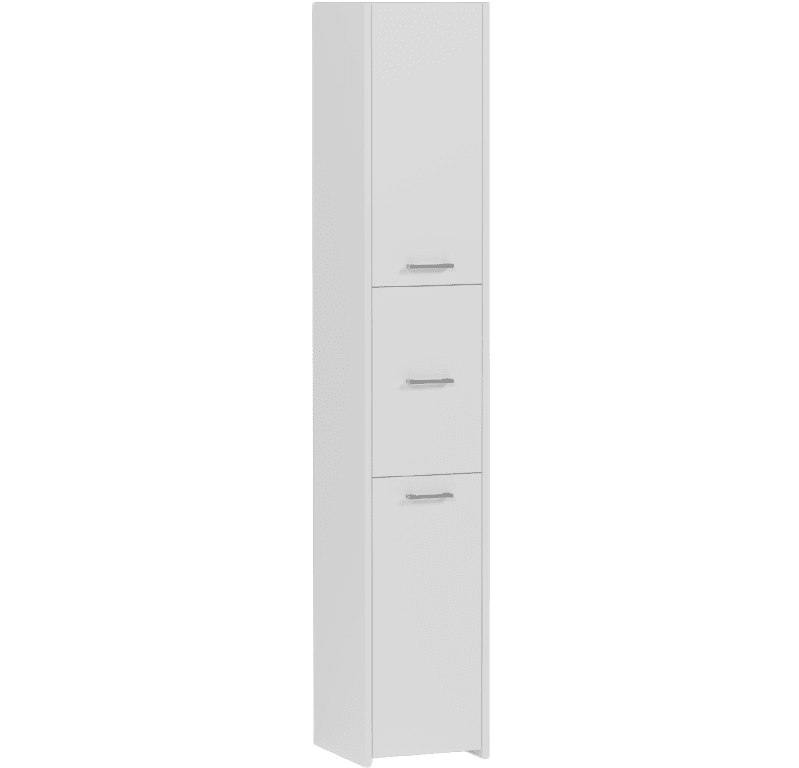 Stojaci kúpeľňový stĺp biely 30 x 30 cm Modern L23 – fotografia 1