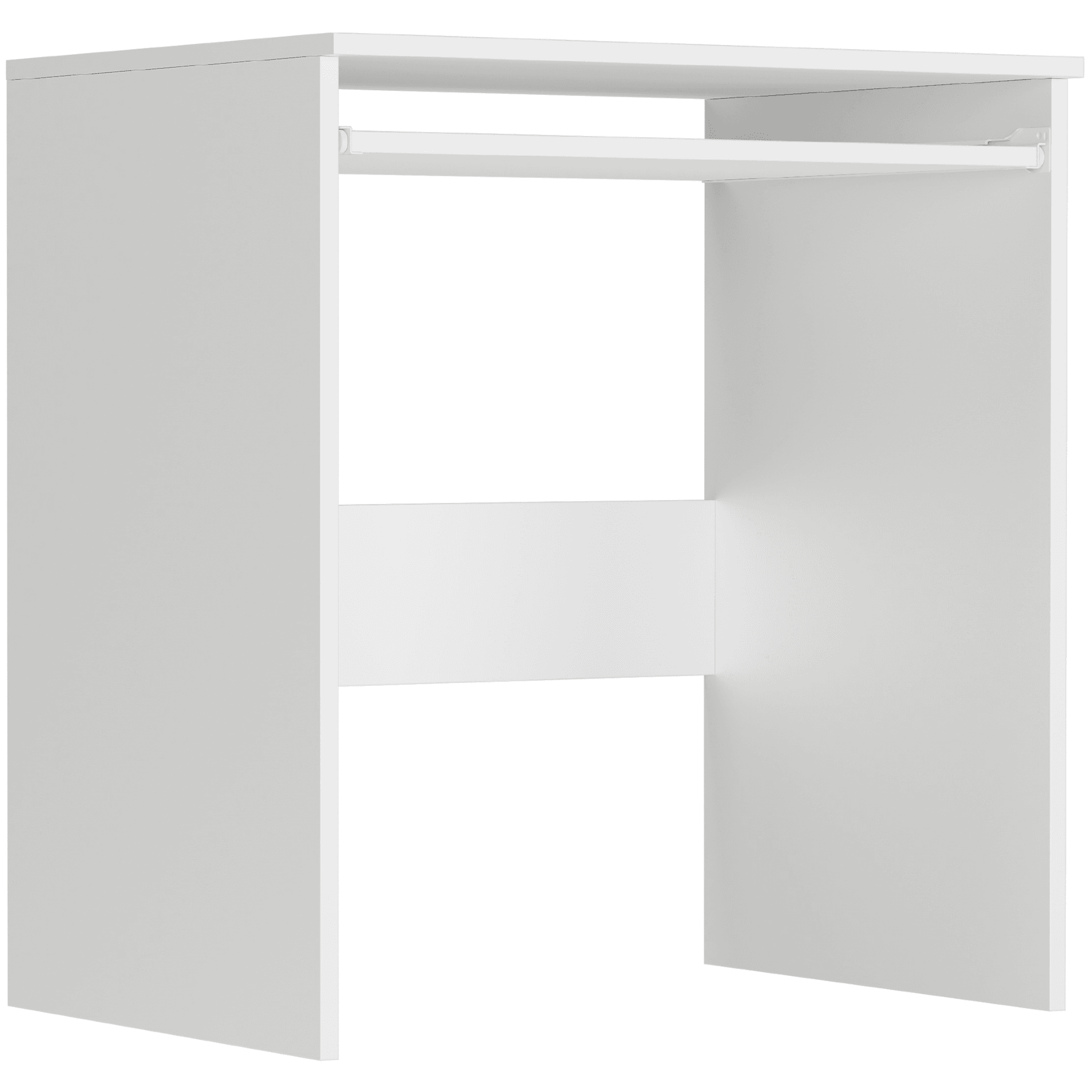 Malý biely stôl na laptop 50 x 70 cm - N1 – fotografia 1