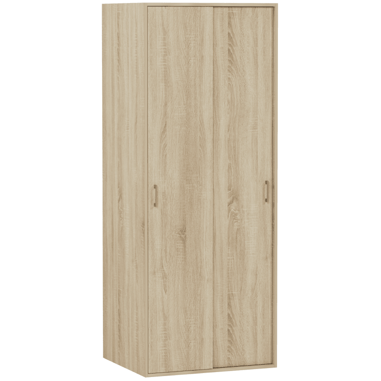 Lacná posuvná skriňa dub sonoma 70 x 60 x 180 cm - U70P – fotografia 1