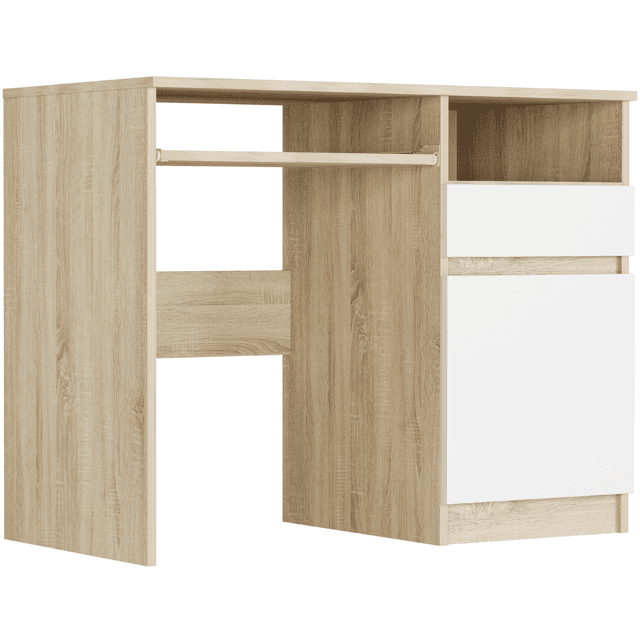 Písací stôl s pravou skrinkou Sonoma Mix 90 x 50 cm Modern N35 – video produktu