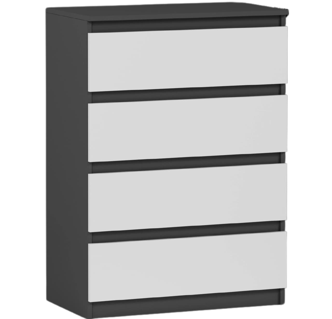 Komoda 4 zásuvky antracit mix 40 x 70 x 100 cm - R4 – video produktu